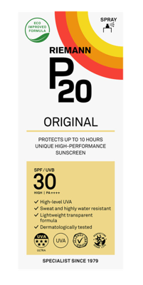 Riemann P20 Zonnebrand Spray SPF30 Riemann P20 Zonnebrand Spray SPF30