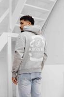 Jorcustom Ribbon Oversized Hoodie Heren Grijs - Maat M - Kleur: Grijs | Soccerfanshop - thumbnail