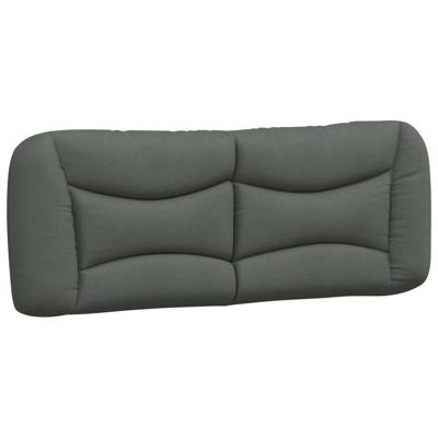Bed met matras stof donkergrijs 120x200 cm - thumbnail