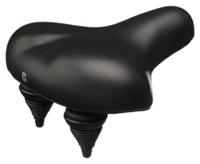 Selle Comfort zadel retro medium zwart. vacuum gesealed met hangveren, zonder strop - thumbnail