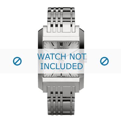 Burberry horlogeband BU1567 Staal Zilver