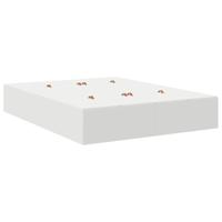 Opbergbedframe met lade Wit 226,5 x 135 x 31,5 cm Bewerkt hout - thumbnail