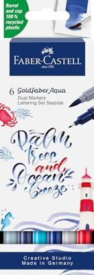 Faber Castell FC-164519 Duo Aquarelmarker Goldfaber Seaside 6 Stuks Faber Castell FC-164519 Duo Aquarelmarker Goldfaber Seaside 6 Stuks