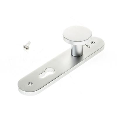 Knopschild alum. afgerond PC72 45x210mm