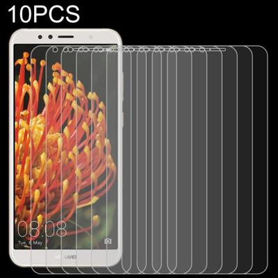 10 stuks 0.26 mm 9H 2.5 D gehard glas film voor Huawei Y6 2018