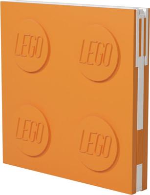 LEGO Stationery - Notebook Deluxe with Pen - Orange (524401)