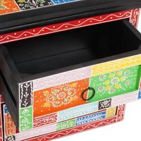 Nachtkastje Multikleur 40 x 30 x 40 cm Massief mangohout - thumbnail