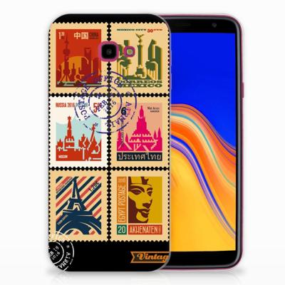 Samsung Galaxy J4 Plus (2018) | Silliconen Back Cover | Postzegels