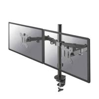 Neomounts FPMA-D550DBLACK 2-voudig Monitor-tafelbeugel 25,4 cm (10) - 81,3 cm (32) Zwenkbaar, Roteerbaar, Kantelbaar Zwart - thumbnail