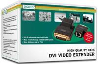 Digitus DS-54101 Extender (verlenging) DVI via netwerkkabel RJ45 75 m - thumbnail