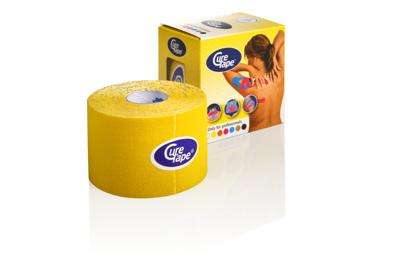 Cure Tape Kinesiotape geel 5cm x 5m 1 Stuks