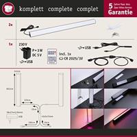 Paulmann 78879 LED-strip basisset Met USB-aansluiting 5 V RGB 1 set(s) - thumbnail