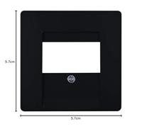 Kopp Paris mat zwart afdekplaat USB - 4625270 - thumbnail