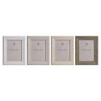 Fotolijsten Home ESPRIT Beige Natuurlijk Kristal polyestyreen Stads (4 Stuks) - thumbnail