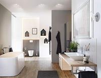 Paulmann Coin Slim LED-inbouwlamp voor badkamer 6 W IP65 IJzer (geborsteld) - thumbnail