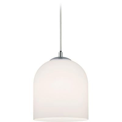 LED Railverlichting Hanglamp - E14 Fitting - Mat Wit Glas - 2 Fase