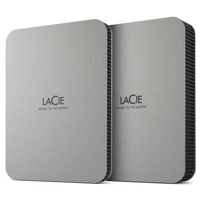 LaCie Mobile Drive 2TB v2 USB-C Moon Silver w/Rescue LaCie Mobile Drive 2TB v2 USB-C Moon Silver w/Rescue