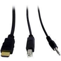Inter-Tech AS-41HA HDMI KVM-switch Zwart - thumbnail
