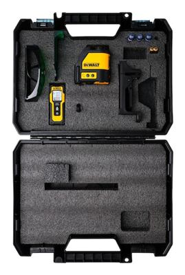 DeWALT DW0887100-1 Combiset: DW088CG Kruislijnlaser Groen + DWHT77100 Afstandsmeter