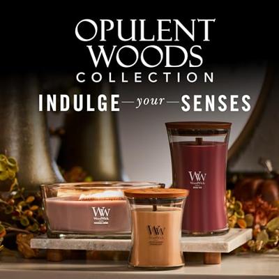 Woodwick Patchouli Cre Ellipse Candle