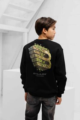 Ballin Amsterdam Echoes Of Nature Sweater Kids Zwart - Maat 140 - Kleur: Zwart | Soccerfanshop