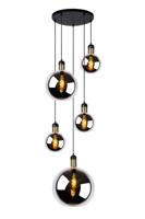 Lucide JULIUS - Hanglamp - 5xE27 - Fumé - thumbnail