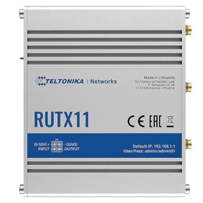 Teltonika RUTX11 WiFi-router Geïntegreerd modem: LTE 300 MBit/s Teltonika RUTX11 WiFi-router Geïntegreerd modem: LTE 300 MBit/s