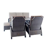 Loungeset New Haven Coffee Brown Oosterik Home - Oosterik home - thumbnail