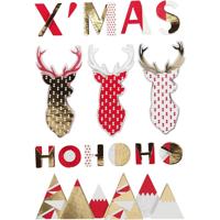 Creativ Company 3d stickers, rendieren, h: 15-62 mm, b: 14-100 mm, dikte 5 mm, 15 stuk/ 1 doos - thumbnail