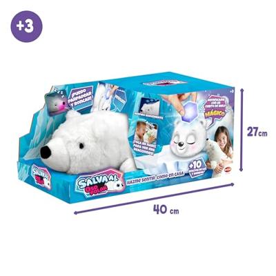 Knuffelbeer Bizak Rescue Bear Wit Knuffelbeer Bizak Rescue Bear Wit