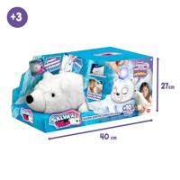 Knuffelbeer Bizak Rescue Bear Wit - thumbnail