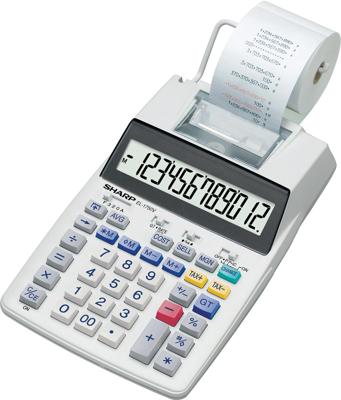 Sharp EL 1750 V Bureaurekenmachine met printer Wit Aantal displayposities: 12 werkt op batterijen, werkt op het lichtnet (optioneel) (b x h x d) 230 x 52 x 230 Sharp EL 1750 V Bureaurekenmachine met printer Wit Aantal displayposities: 12 werkt op batterijen, werkt op het lichtnet (optioneel) (b x h x d) 230 x 52 x 230