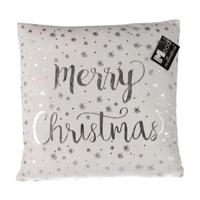 In the Mood Collection Merry Christmas Kussen Wit 40x40x10 cm - thumbnail