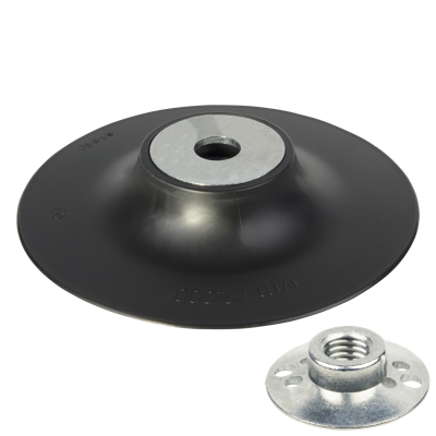 Wolfcraft Steunschijf | Flensmoer | M14 | Ø125mm | 1 stuk - 2454000