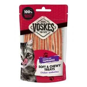 Voskes kattensnack kip sandwiches 60g