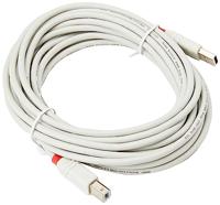 LINDY 36685 USB 2.0 Type A naar B Kabel - Anthra Line Grijs, 5m - thumbnail