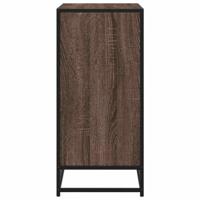 Dressoir 68x35x76 cm bewerkt hout bruin eikenkleur - thumbnail