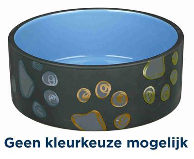 TRIXIE VOERBAK JIMMY KERAMIEK ASSORTI 15X15 CM 750 ML 4 ST