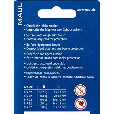 Maul magneten 4 stuks 30mm, zwart