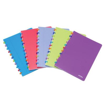 Atoma Tutti Frutti schrift, ft A4, 144 bladzijden, gelijnd, geassorteerde kleuren Atoma Tutti Frutti schrift, ft A4, 144 bladzijden, gelijnd, geassorteerde kleuren