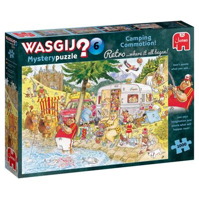 Jumbo Puzzel Wasgij Retro Mystery 6 Camping Commotion! 1000 Stukjes