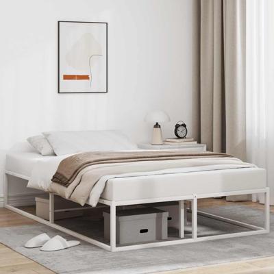 Bedframe zonder matras 120x200 cm wit Bedframe zonder matras 120x200 cm wit
