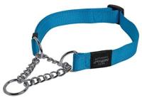 Rogz For Dogs fanbelt halfslip halsband turqouise - thumbnail