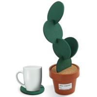 Nieuwigheid DIY cactus Coaster anti-slip isolatie thee pad Home opslag Desktop multifunctionele decoratie - thumbnail