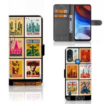 Motorola Moto E7i Power | E7 Power | Flip Cover | Postzegels