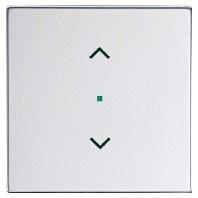 Busch-Jaeger 2CKA006220A0039 Afdekking 1-voudig free@home Witaluminium (RAL 9006), Aluminium 1 stuk(s) - thumbnail