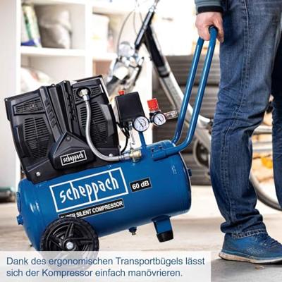 Scheppach HC25Si Pneumatische compressor 24 l 8 bar