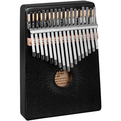 Sela SE 246 Kalimba Mahogany 17 Black met beschermhoes