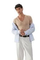 Heren Ondershirt - Dry Cotton - Business slim fit - T-shirt voor onder overhemd - Schijnt niet door - Diepe V-hals - thumbnail