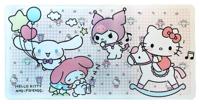 Sanrio Pink Black Party Series XXL Mousepad Hello Kitty & Friends Infant Style - thumbnail